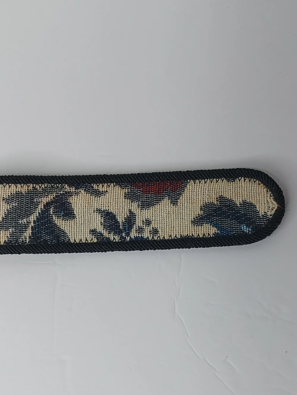Pearl 80's Vintage-Inspired Floral Tapestry Waist Belt 36 In